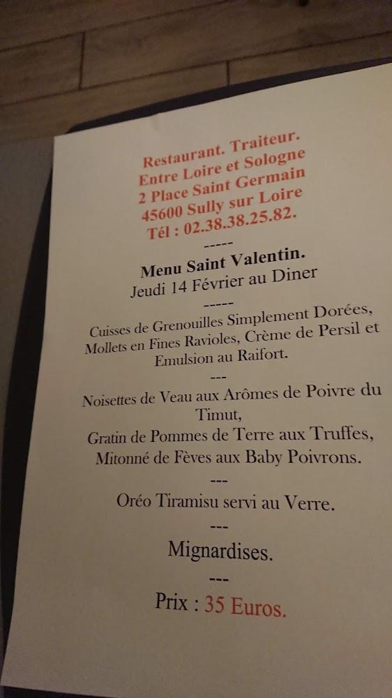 Entre Loire Et Sologne - Menu Image 3